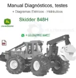 Capa do manual de diagnóstico e testes John Deere 848H Skidder em PDF, 900 páginas, inglês