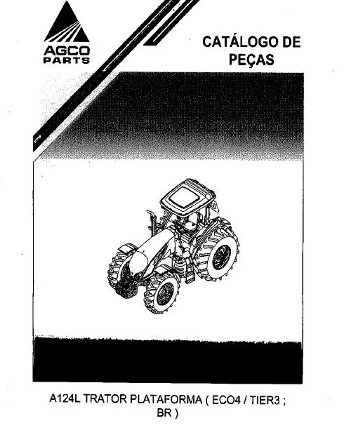 Catálogo de Peças Trator Valtra A124L - Eco4 - Tier3