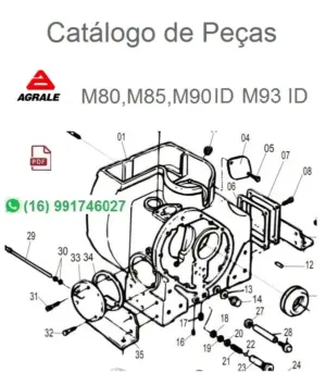 Catálogo de Peças Agrale M80 M85 M90 ID M93 ID