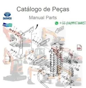 Catálogo de Peças Daewoo Doosan DH50 / Escavadeira