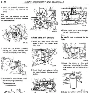 Alternative view of Manual de Serviço Motor - Nissan PE6, PE6T
