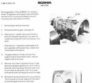 Alternative view of Manual de Serviço Scania GR871 - Caixa de Câmbio