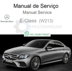 Manual de Serviço Mercedes Benz E-Class (W213) 2017-2023