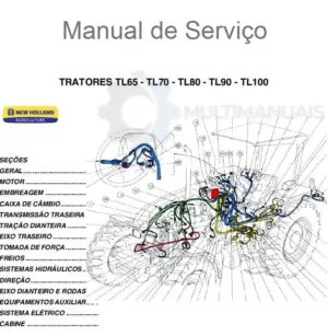 Manual de Serviço New Holland TL65, TL70, TL80, TL90, TL100