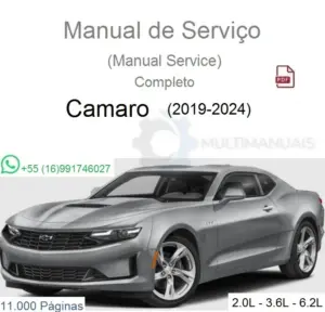 Manual De Serviço Chevrolet Camaro (2019-2024)
