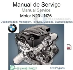 Manual de Serviço Motor Bmw N20, N26