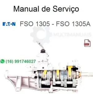 Manual de Serviço Câmbio Eaton FSO-1305, FSO-1305A