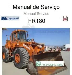 Manual de Serviço Fiatallis FR180 - Carregadeira