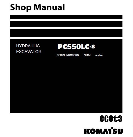 Manual de Serviço Komatsu PC150LC-8 / Escavadeira