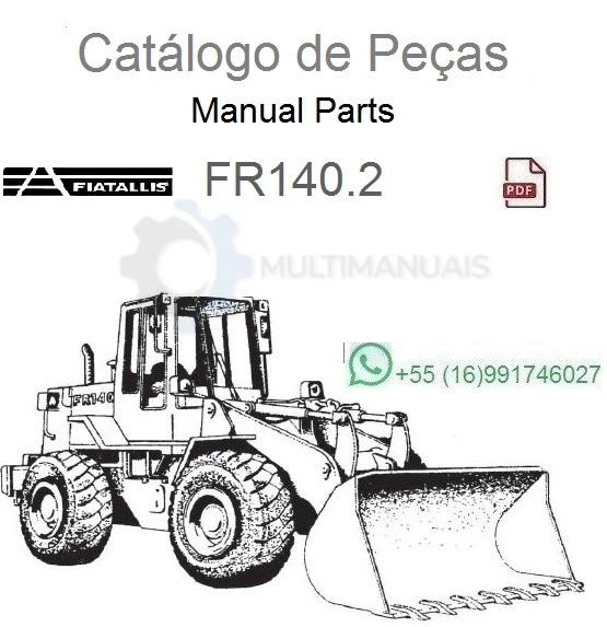 Catálogo de Peças Fiatallis FR140.2 - Carregadeira