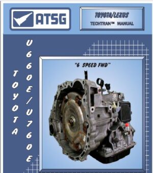Capa do manual Toyota/Lexus U660E e U760E 6-speed FWD em PDF